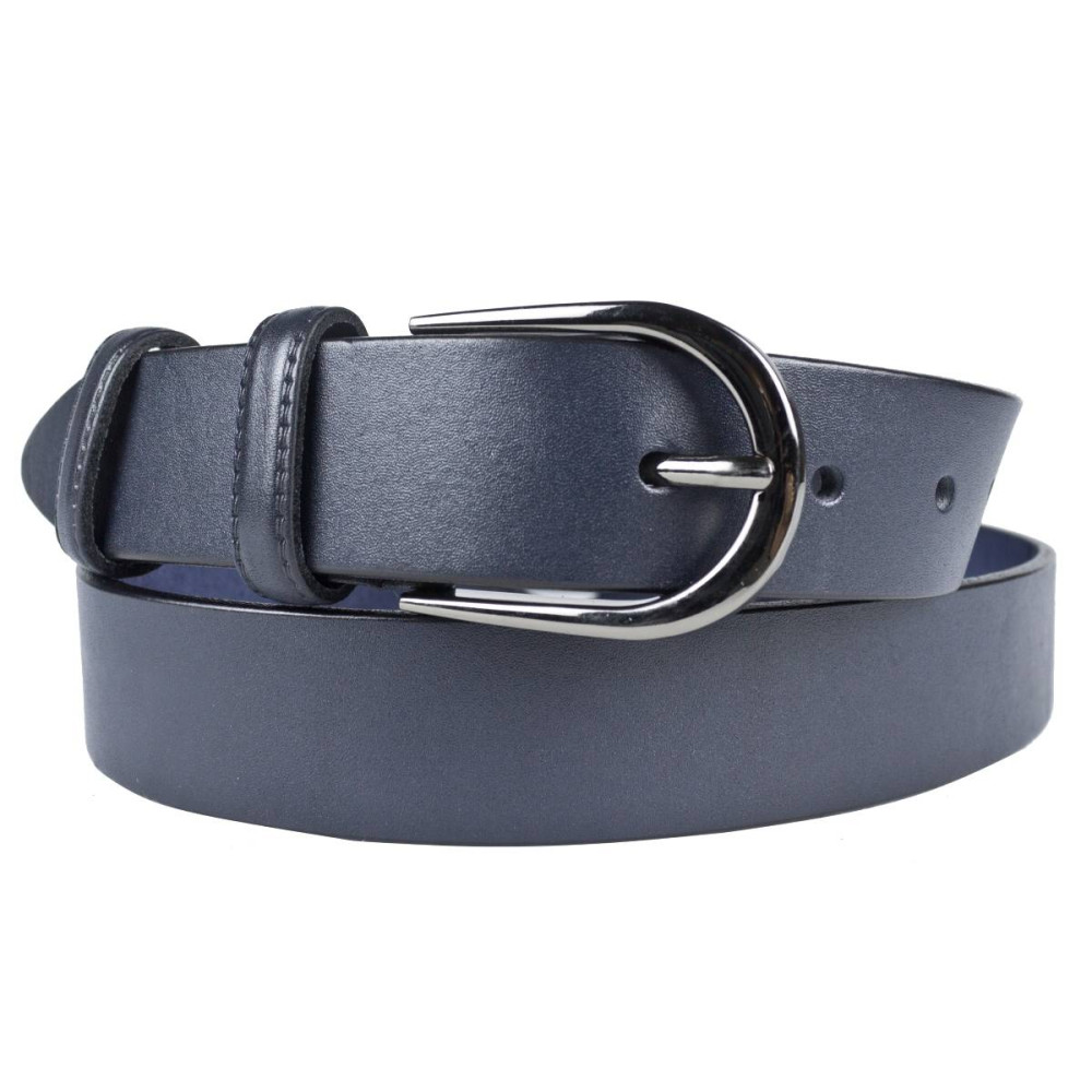 Кожаный ремень Afrile dark blue (арт. 9016-19) Кожаный ремень Afrile dark blue (арт. 9016-19)